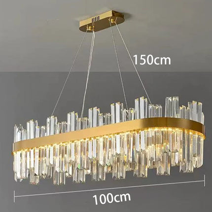 home decorationPendant lights, luxury crystal living room chandelier, dining room Pendant lamp, ceiling light, indoor lighting