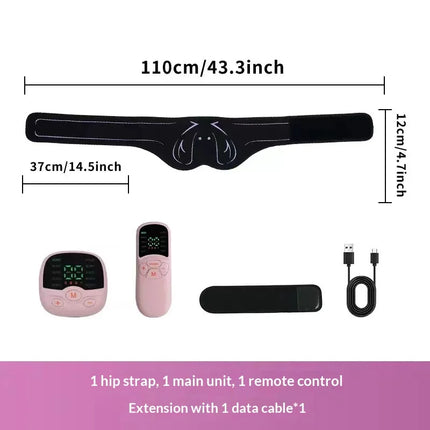 EMS Hip & Butt Toning Device - Professional Glute Lift Massager for Women Fitness Training and Body Contouring at Home