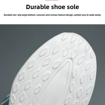 Men's Running Shoes Breathable Mesh Comfortable Sports Sneakers Soft Bottom Non-Slip Lightweight Footwear for Running