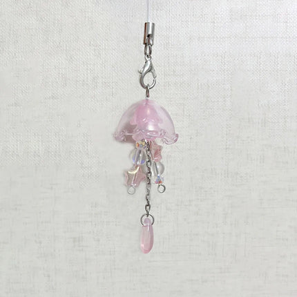 Handmade jellyfish mobile phone charm y2k original  keychain