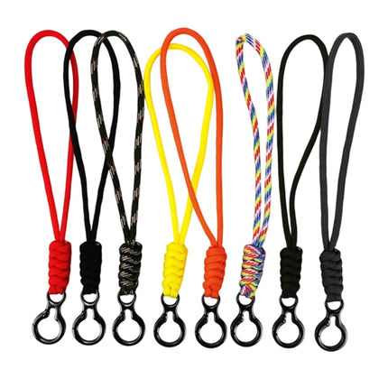 Outdoor Paracord Keychain with Trigger Snap Hook Hand-Woven Survival Camping Hiking Accessories for Car Keys Backpack EDC Gear