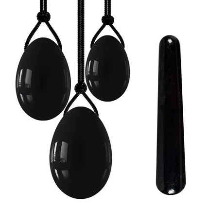 Natural Jade Egg Vaginal Balls Yoni Egg Set Yoni Wand Vaginal Tightening Massage Ball Kegel Balls Vagina Muscle Kegel Exerciser