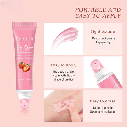 24PCS Flower and Fruit Lip Balm set moisturizes, improves lip condition and moisturizes Valentine's Day gift party gifts