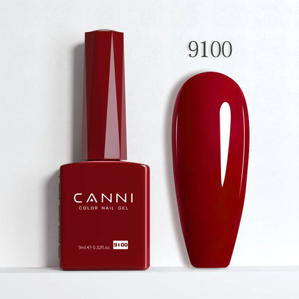9ml CANNI Gel Nail Polish HEMA FREE TPO FREE Round Brush Gorgeous Color Soak Off UV LED Semi Permanent Gel Varnish Winter Nails