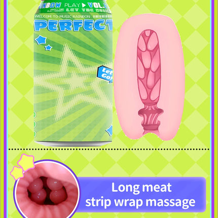 YUU Sex Toys Male Hidden Canned Masturbation Cup VER.2 Soft STPE Artificial Pocket Pussy Masturbators for Men Onahole 7 Colors