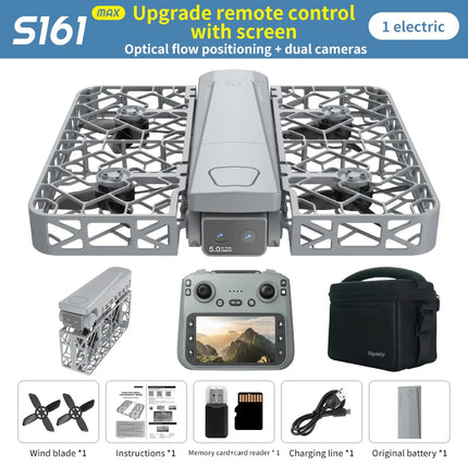 Lenovo S161 MAX GPS Foldable Drone 8K Dual Camera Brushless 5G FPV Human Tracking Gesture Shoot Quadcopter Drone