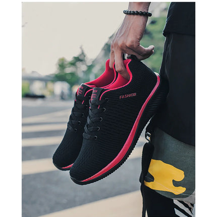 Men Running Spring Autumn Walking Loafers Fashion Casual Sports Shoes Breathable Light Men's Outdoor Shoes Plus Size38-48