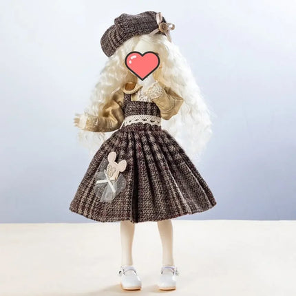 Fashion 30cm Doll in Costume Cloth Accessories Sweet 30cm Doll Dress Set Colorful Cute 30cm Doll Dress Clothes Girls Toy