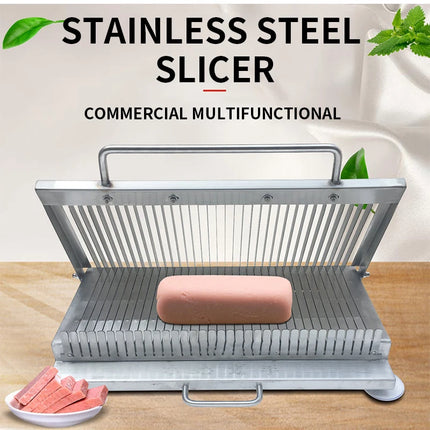 Multi-function slicing hand pressure thickened stainless steel double-blade sharp manual slicer, vegetable cooked food slice