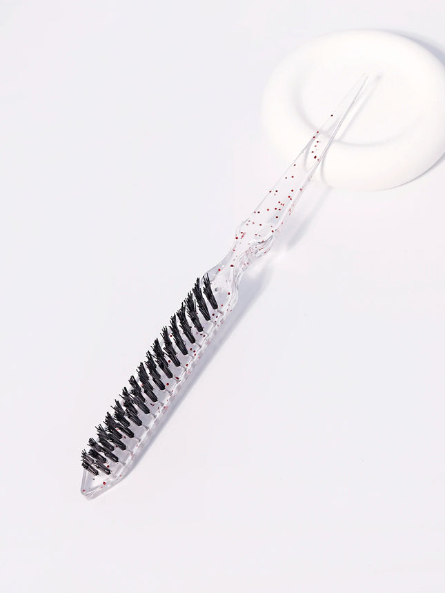 1 shiny hair brush, salon back grooming brush, mouse tail grooming brush, back grooming styling tool, special for real hair wigs