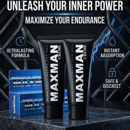 Maxman Max Male Penis Enlargement Oil Products Increase XXL Cream Big Dick Sex Cream for Men Sexual Products 50g