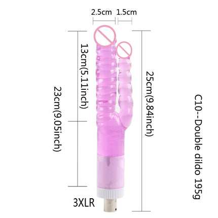 FREDORCH Lot Types Traditional Sex Machine A2 / F2 Attachment 3XLR Attachment Dildo Suction Cup Sex Love Machine For Women Man