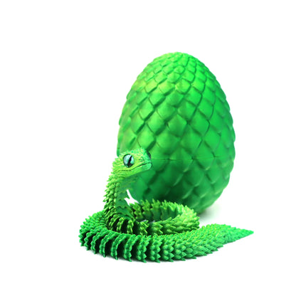 Hot 3D Printing Snake Eggs Home Decoration Creative Pressure-reducing Snake Molds Home Decor Items Moving Rotating Anime Figures