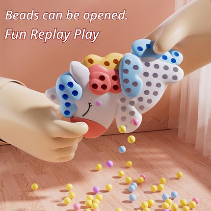 New Beads Pen Painting Handicraft Set for Kids Creative Handmade Sticker DIY Princess Rainbow Cake Keychain as a Gift for Kids