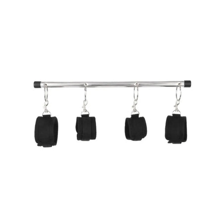 SM Handcuffs Ankle Cuffs Traction Collars Female Slave Genital Training Devices Coercive Tools Leg Spreaders T-shaped Frame