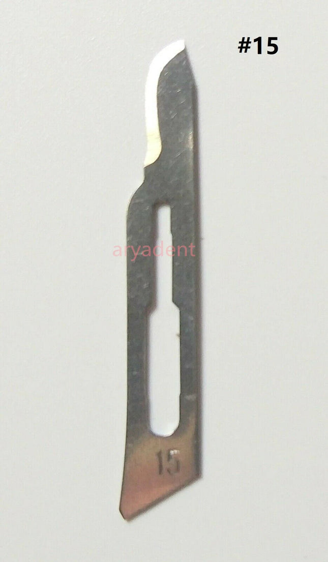 100pcs Sterile Medical Surgical Blades #10/11/21 for Eyebrow, Dental, Dissection, LAB, Animal Grooming, PCB Repair