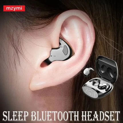 MZYMI MD528 Sleep Earbuds Wireless Invisible Earbuds Noise Cancelling Headsets Hifi Stereo Sound Sport Headphones for Xiaomi