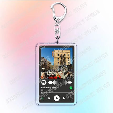 Hot Music Keychains Running Up That Hill (A Deal with God) End of Beginning Kate Bush Djo Song Keying Jewelry Fans Friends Gifts