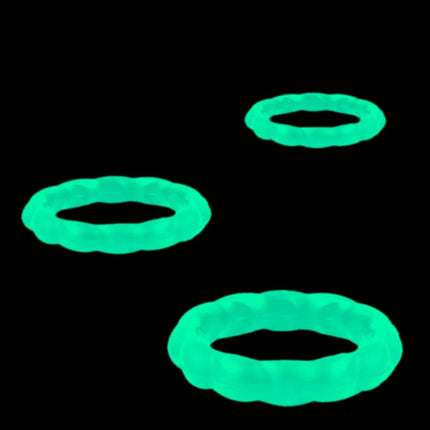 Luminous Cock Ring Silicone Thread Penis Ring Sex Toys for Men Delay Ejaculation Cockring Sexy Products Sex Shop