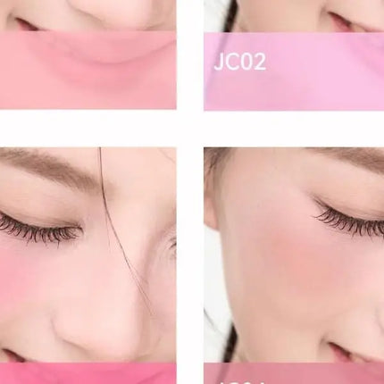 AZTK JC04 Water To Powder Liquid Blush Soft Matte Natural Flush Brightening Cheek Tint Lightweight Blendable Waterproof Makeup