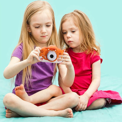X5S Kids Digital Camera HD 1080P 20MP Children Fox Camera USB Charger Built-In Game Camera Shockproof Silicone Protection Cover