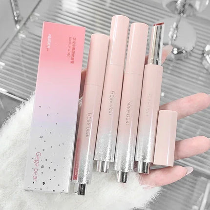 Clear Water Light Solid Lip Gloss Jelly Watery Pink Lipstick Pencil Moisturising Mirror Lipstick Pen Korean Lips Makeup Cosmetic