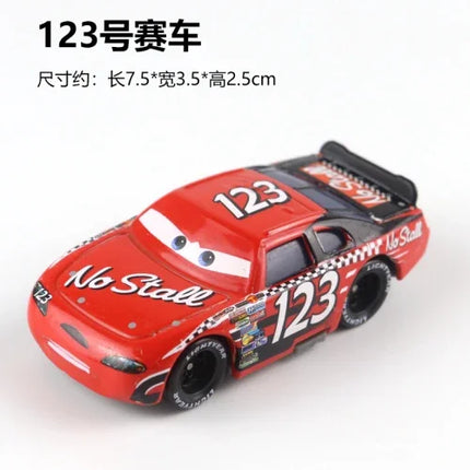 All Style Pixar Cars Metal Diecast Cars Model Lightning McQueen Alloy Car Number 4.19.28.36.51 101 Racing Series Toy