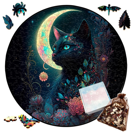 Sunflower Butterfly Jigsaw Wood Puzzle, Difficult To Play Irregular Animal Fragment Puzzle, for Adults Relieve Stress  Gift