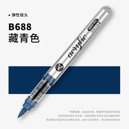 GRASP 120/1 Colors Acrylic Marker Pens Waterproof Pen Soft Brush Nib Student Art for Glass Stone Art School Supplies Stationery