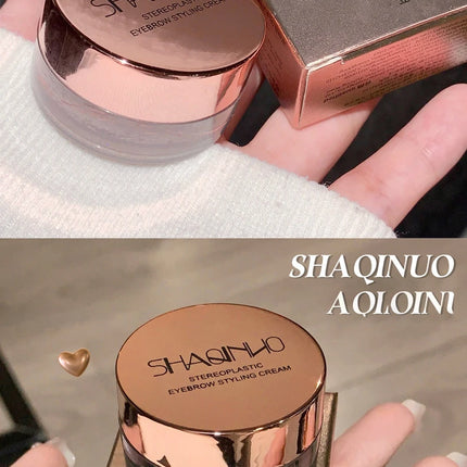 Three-dimensional Eyebrow Shaping Soap Eyebrow Gel Texture Creates Natural Eyebrows Styling Cream Waterproof Quick-Dry Makeup