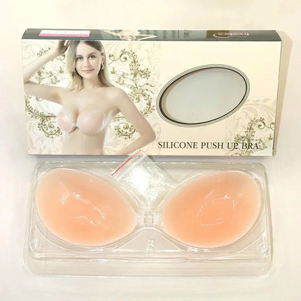 Waterproof Silicone Bra Invisible Strapless Breast Patch Breathable Underwear for Women Comfortable Home Clothes Intimate Wear