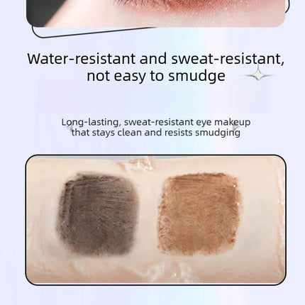 Waterproof Spiral Brush Head Mascara - Steel Tube Long-lasting Easy To Apply - Suitable for Beginners Party Makeup Mascara