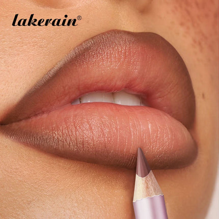 1/4Pc Mini Waterproof Matte Lipliner Pencil Pink Brown Contour Tint Lipstick Lasting Non-stick Cup Moisturising Lips Makeup Kit