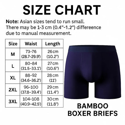 5pcs95% Bamboo Fiber 5% Spandex Men Length Long Leg Boxer Classic Design Comfortflex Waistband Underwear Man Sports Plus Size