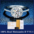 With Box / Moissanite Ring-1
