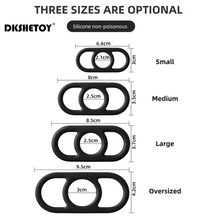 4 Size Penis Ring for men Delay Ejaculation Cock Rings Penis Sleeve Penis Trainer High Elasticity Time Lasting Sex Toys for Men