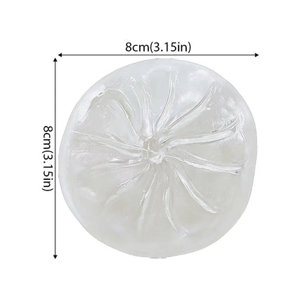 5/1PcsDIY Steamed Bun Stress Relief Toy Sensory Fidgets Toy Simulated Food Slow-rebound Decompression Toy