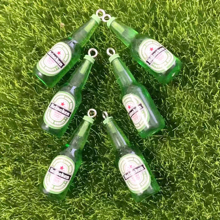 10pcs Simulation Bottle Charms For Pendant DIY Handmade Jewelry for Earring Necklace Keychain