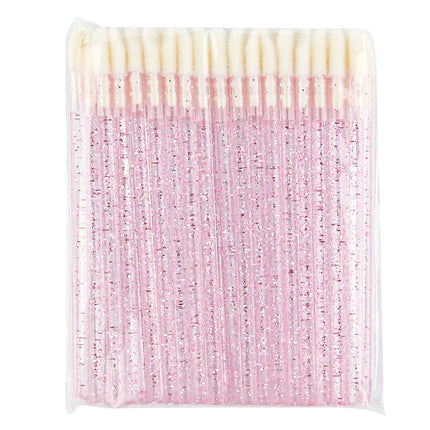 YSDO 5/50 PCS Crystal Lip Brushes Makeup Eyelash Extension Mascara Applicator Lipstick Wands Lip Brush Cosmetic Tools