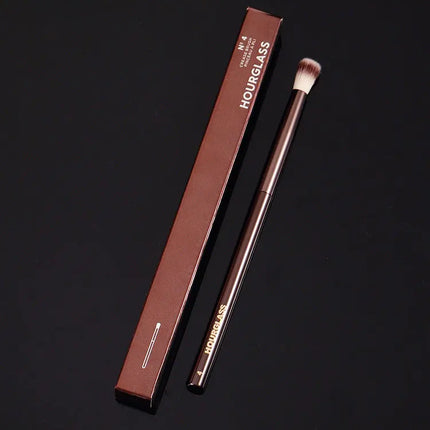 1pc Hourglass Powder Contour Makeup brushes Foundation Blusher Make up brush metal handle Concealer Bronzer high end with box
