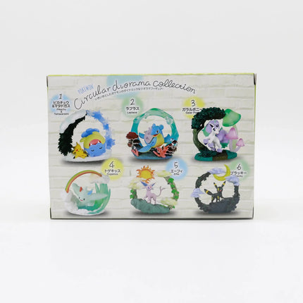 Pokemon Miniature Circular Diorama Collection Blind Box Espeon Umbreon Togekiss Lapras Spheal Ponyta Pikachu Ornaments Toys