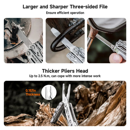 NexTool Mini Flagship F12 Multi Functional Tool 13 In 1 Folding EDC Multitool Screwdriver Pliers File Ruler Outdoor Hand Tools