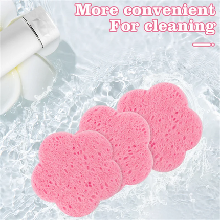 5/10/20/50PCS Flower Shape Compress Face Wash Puff Sponge Face Wash Puff Foaming Face Puff Cosmetic Puff Face Cleansing Sponge
