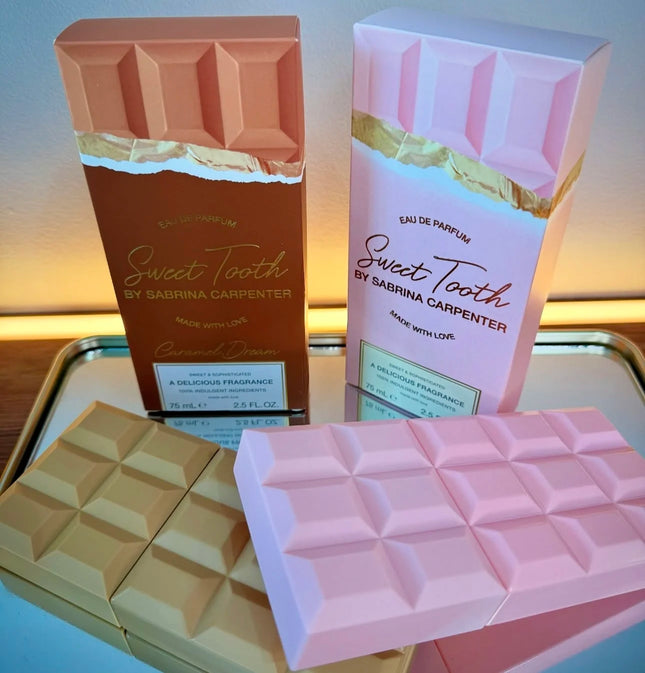 Sabrina Carpenter Sweet Tooth Me Espresso Perfume Cherry Baby Caramel Dream Floral Fruity Scent Chocolate Exterior Design Parfum