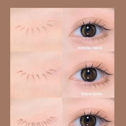 Ultra-fine Eyelash Pen Liquid Eyeliner Eyeshadow Stick Lying Silkworm Pencil Brown Grey Lasting Waterproof Cosmetic Makeup Tools