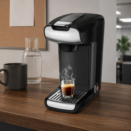 Capsule Espresso Machine Easy to Use Pod Espresso Machine Kitchen Appliance Rich Crema 750 W for Home