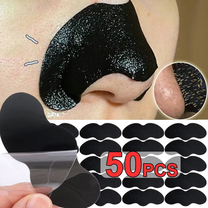 10/30/50pcs Unisex Blackhead Remove Mask Peel Nasal Strips Deep Cleansing Shrink Pore Nose Black Head Stickers Skin Care Patch