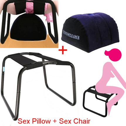 Sexual Furniture Inflatable Pillow Cushion Love Chair Bounce Elasticity Pillow Stool Sexy Tool Adult Product Sex Toys for Couple