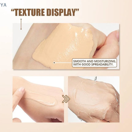 [YA]BSIMONE Liquid Foundation, Waterproof, Matte Finish, Long Lasting, Concealer Cream For Uneven Tone- Daily Makeup Must-Have