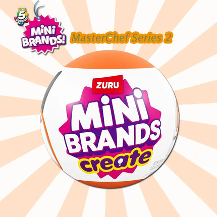 Zuru Foodie Series Mini Brands Fill The Fridge Refrigerator Masterchef Kawaii Mega Gross Blind Box Play House Toy Decor Gift